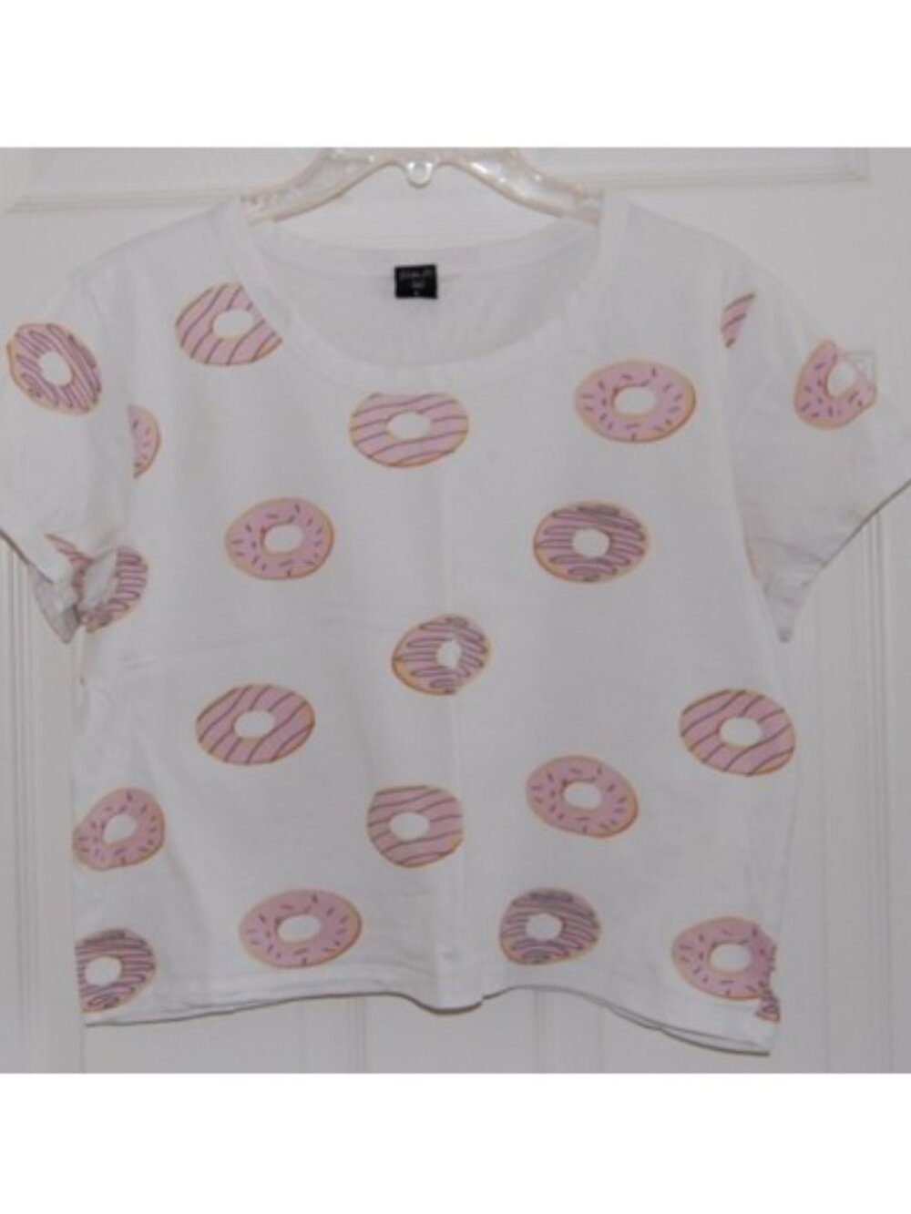 Vibe N' Juniors L, Donut Crop Tee